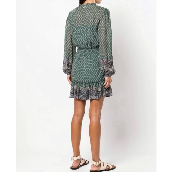 Veronica Beard 100% silk outer destiny dress in Seaglass NEW - Picture 5 of 12